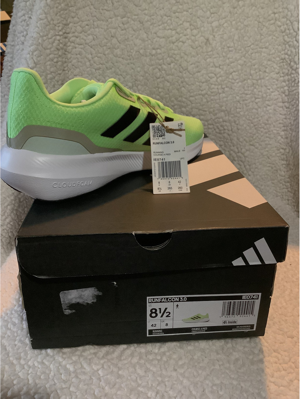 Adidas Runfalcon 3.0 Men's Running Shoes Size 8.5